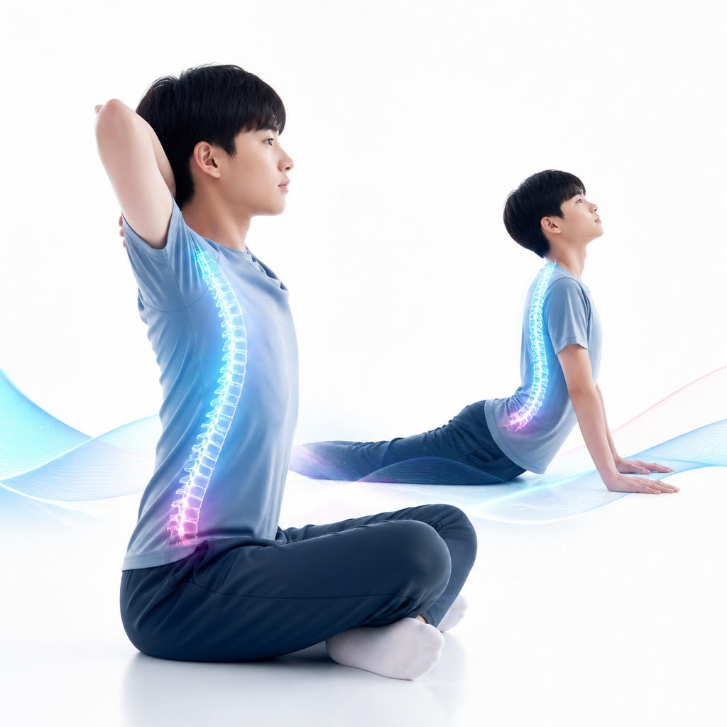 청소년기 척추 비대칭 척추측만증 정형외과